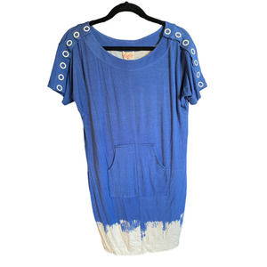 Plenty by Tracy Reese Womens Cotton Knit Front Pouch Pocket T-Shirt Dress Size P